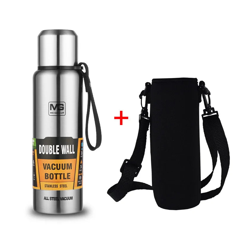 Edelstahl Thermosflasche UPORS – 500ml bis 1500ml, Vakuumisoliert