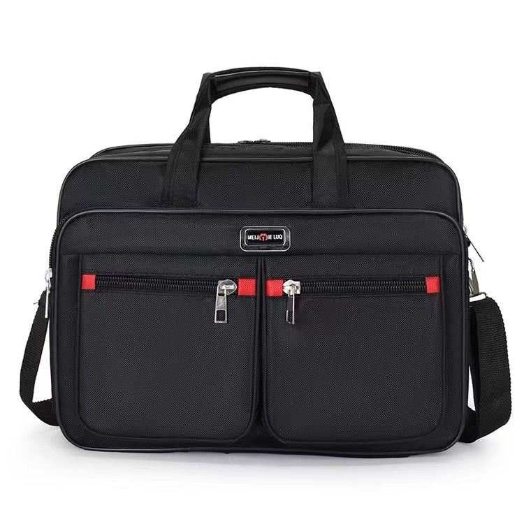 Manufacturer Wholesale Men's Large-Capacity Briefcase Business Trip Laptop Bag Portable Travel Bag Wear-Resistant Business Bag