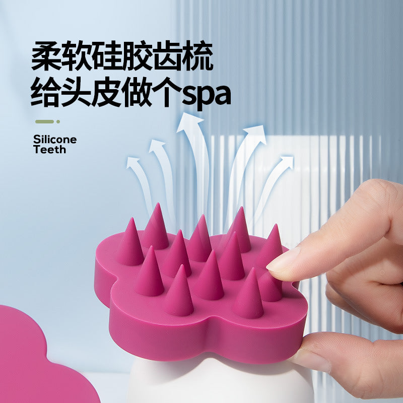 Cross-Border Japanese Shampoo Comb Scalp Massage Comb Hair Comb Silicone Shampoo Brush Butterfly Bath Brush Wholesale