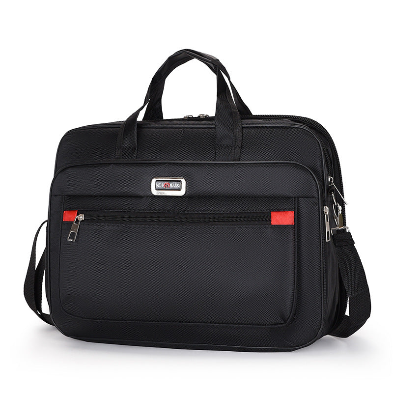 Manufacturer Wholesale Men's Large-Capacity Briefcase Business Trip Laptop Bag Portable Travel Bag Wear-Resistant Business Bag