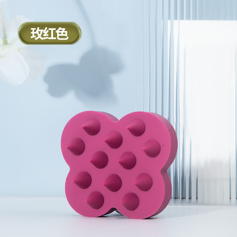 Cross-Border Japanese Shampoo Comb Scalp Massage Comb Hair Comb Silicone Shampoo Brush Butterfly Bath Brush Wholesale
