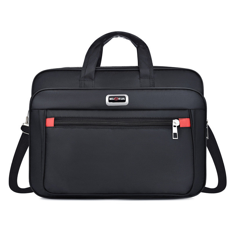 Manufacturer Wholesale Men's Large-Capacity Briefcase Business Trip Laptop Bag Portable Travel Bag Wear-Resistant Business Bag