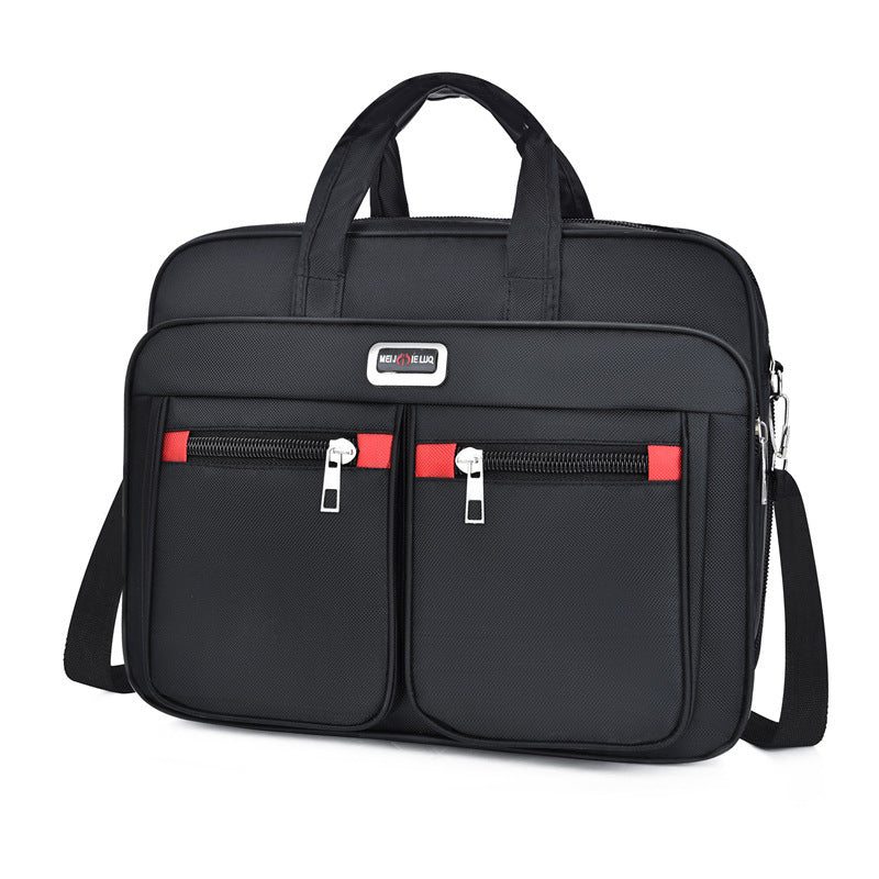 Manufacturer Wholesale Men's Large-Capacity Briefcase Business Trip Laptop Bag Portable Travel Bag Wear-Resistant Business Bag