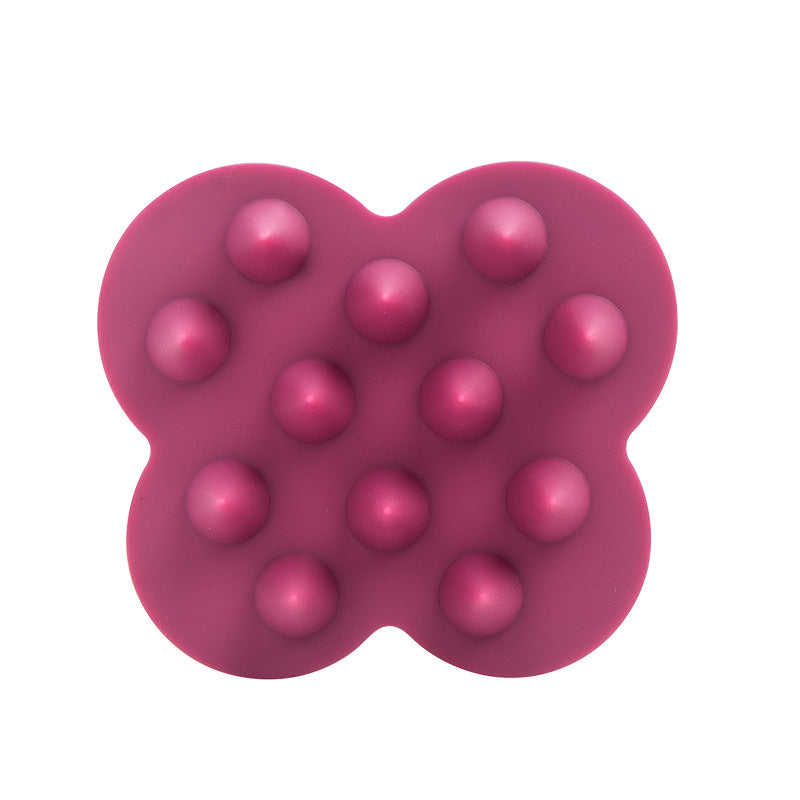 Cross-Border Japanese Shampoo Comb Scalp Massage Comb Hair Comb Silicone Shampoo Brush Butterfly Bath Brush Wholesale
