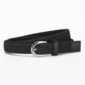 Children's Canvas Belt Unisex Military Training Pants Belt Women's Fashion Elastic Elastic Woven Lazy Belt