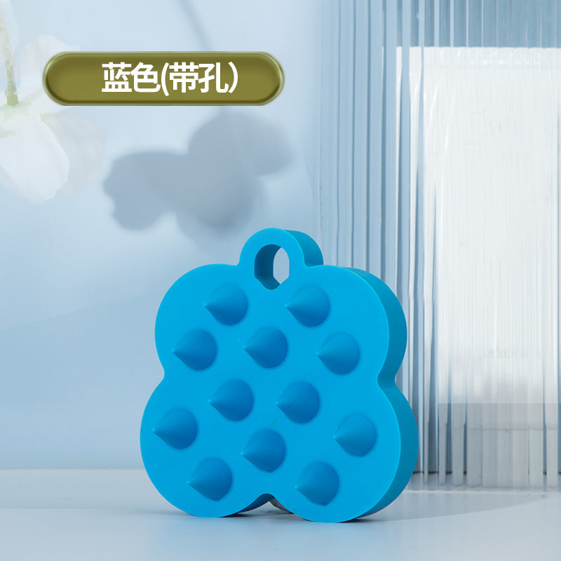 Cross-Border Japanese Shampoo Comb Scalp Massage Comb Hair Comb Silicone Shampoo Brush Butterfly Bath Brush Wholesale