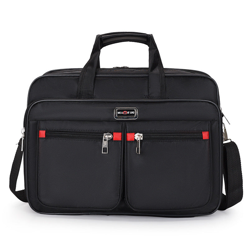 Manufacturer Wholesale Men's Large-Capacity Briefcase Business Trip Laptop Bag Portable Travel Bag Wear-Resistant Business Bag