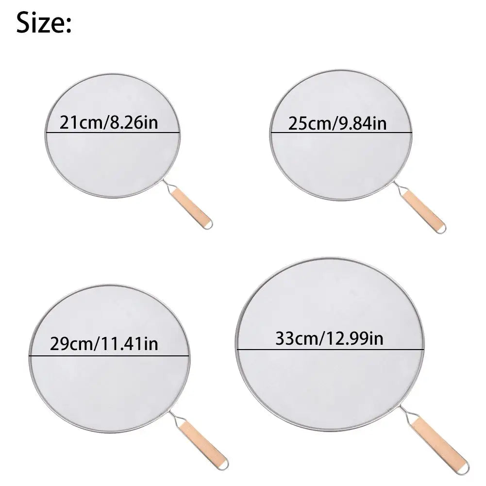Anti Splatter Guard Oil Net Splash Cover Pan Pot Frying Oil Cooking Cover Kitchen Tools Grease Splatter Screen Guards Mesh