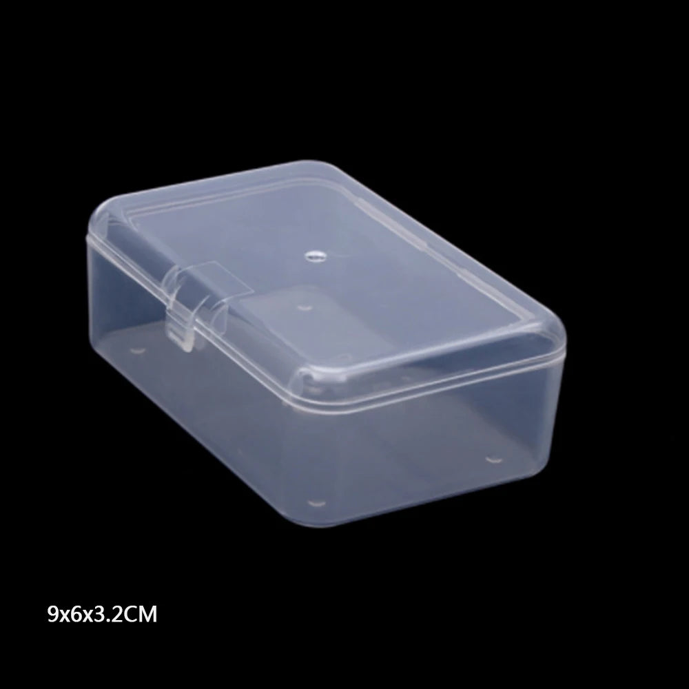 Top Selling Transparent Plastic Storage Box Clear Square Multipurpose Display Case Plastic Jewelry Storage Boxes Multiple Sizes
