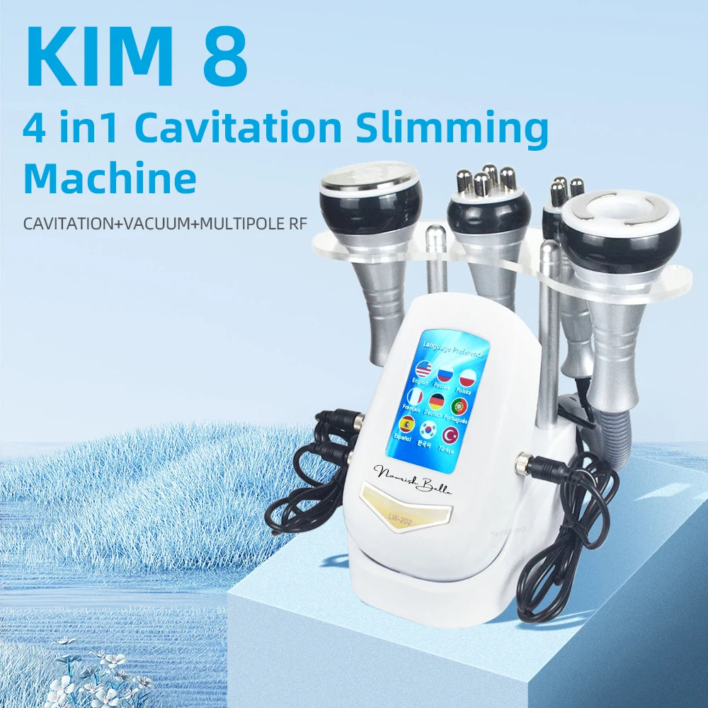 4-in-1 40K Ultraschall Kavitationsgerät – Körperformung & Hautstraffung