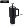 40 oz Insulated Tumbler with Handle Straw Double Wall Vacuum Leakproof Thermal Iced Travel Mug Hot Drink Coffee Cup with Lid