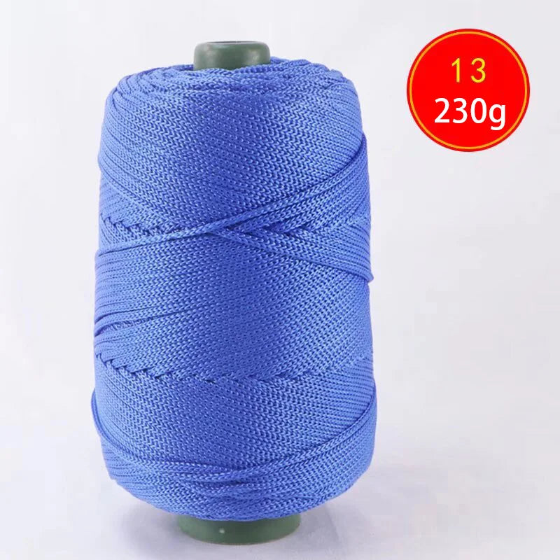 1pc Crocheting light weight Rope cool Hollow yarn to crochet Summer Sun Hat Hand Knitting thick threads bag hat Cushion