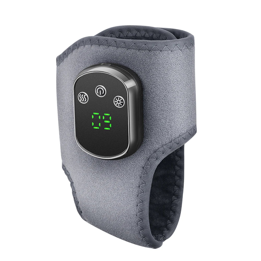 Infrarot Knöchelband mit Rotlicht – 5 Wärmestufen, 3 Vibrationsmodi, 40 LEDs