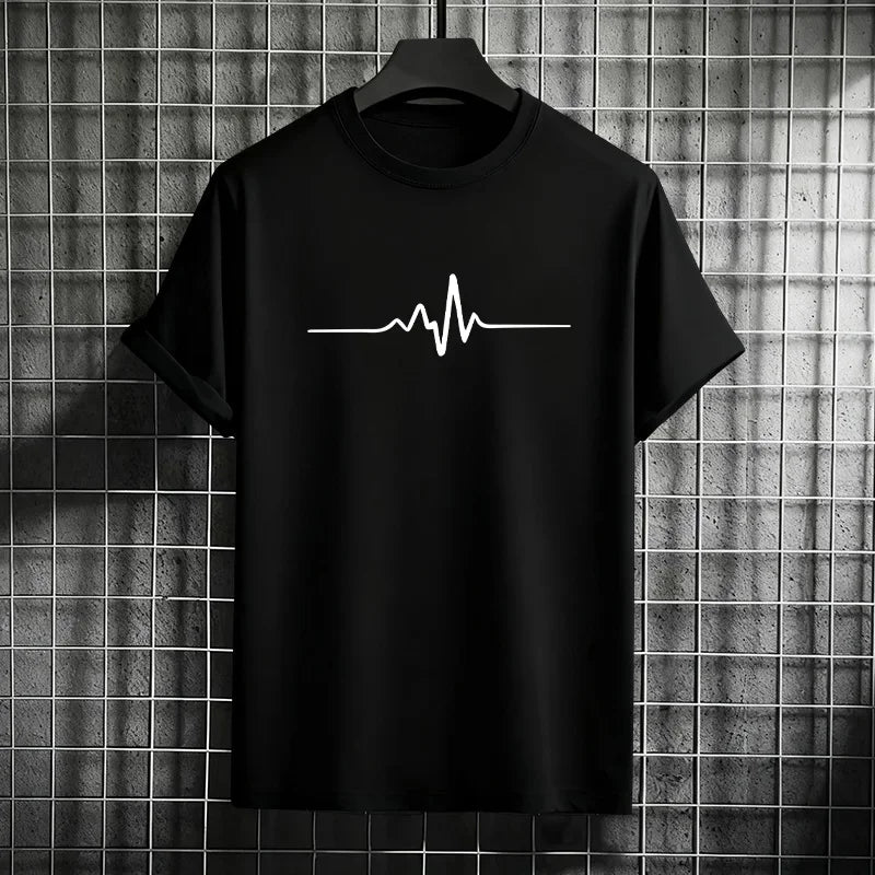 Jogging Ventilate Simple Men's Cotton Loose Short Sleeve Fashion Casual Hot Sales Summer Comfortable Daily Men T-shirts Outdoors