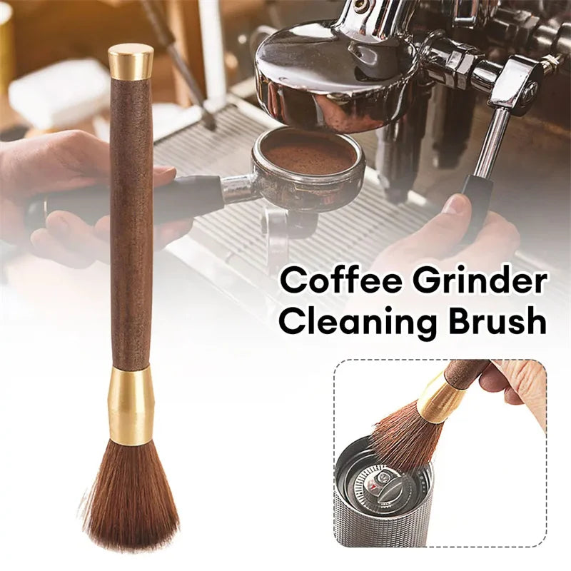 Espresso Reinigungsbürste mit Holzgriff – Barista Tool