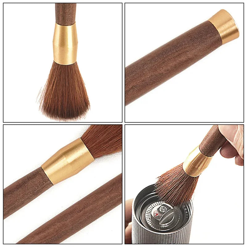 Espresso Reinigungsbürste mit Holzgriff – Barista Tool
