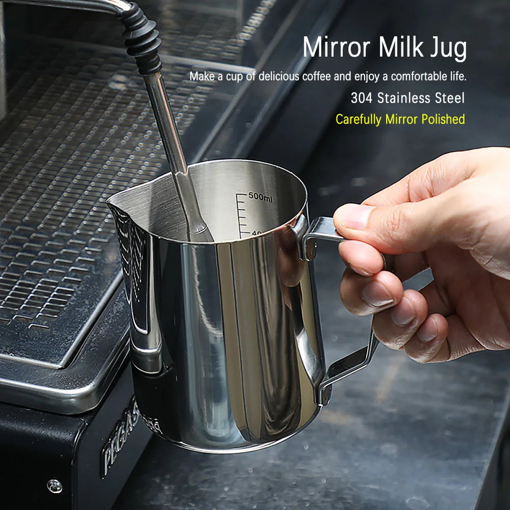 Milchkännchen Edelstahl – Latte Art Pitcher für Barista & Heimgebrauch