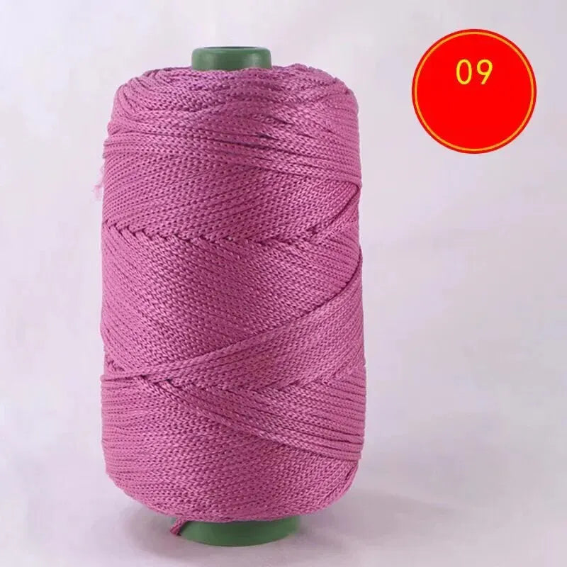 1pc Crocheting light weight Rope cool Hollow yarn to crochet Summer Sun Hat Hand Knitting thick threads bag hat Cushion