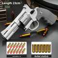 XX Continuous Firing ZP5 357 Revolver Launcher Pistol Soft Dart Bullet Toy Gun CS Outdoor Battle Game For Kids Adult Play