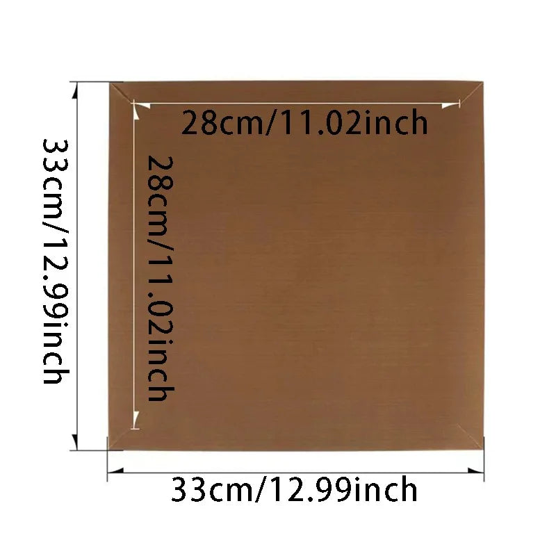 1pc Heat Resistant Non-Stick Baking Mat for Cake Bread Meat Grilling - Reusable Oven Liners for Kitchen Gadgets and Accessories