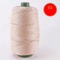 1pc Crocheting light weight Rope cool Hollow yarn to crochet Summer Sun Hat Hand Knitting thick threads bag hat Cushion