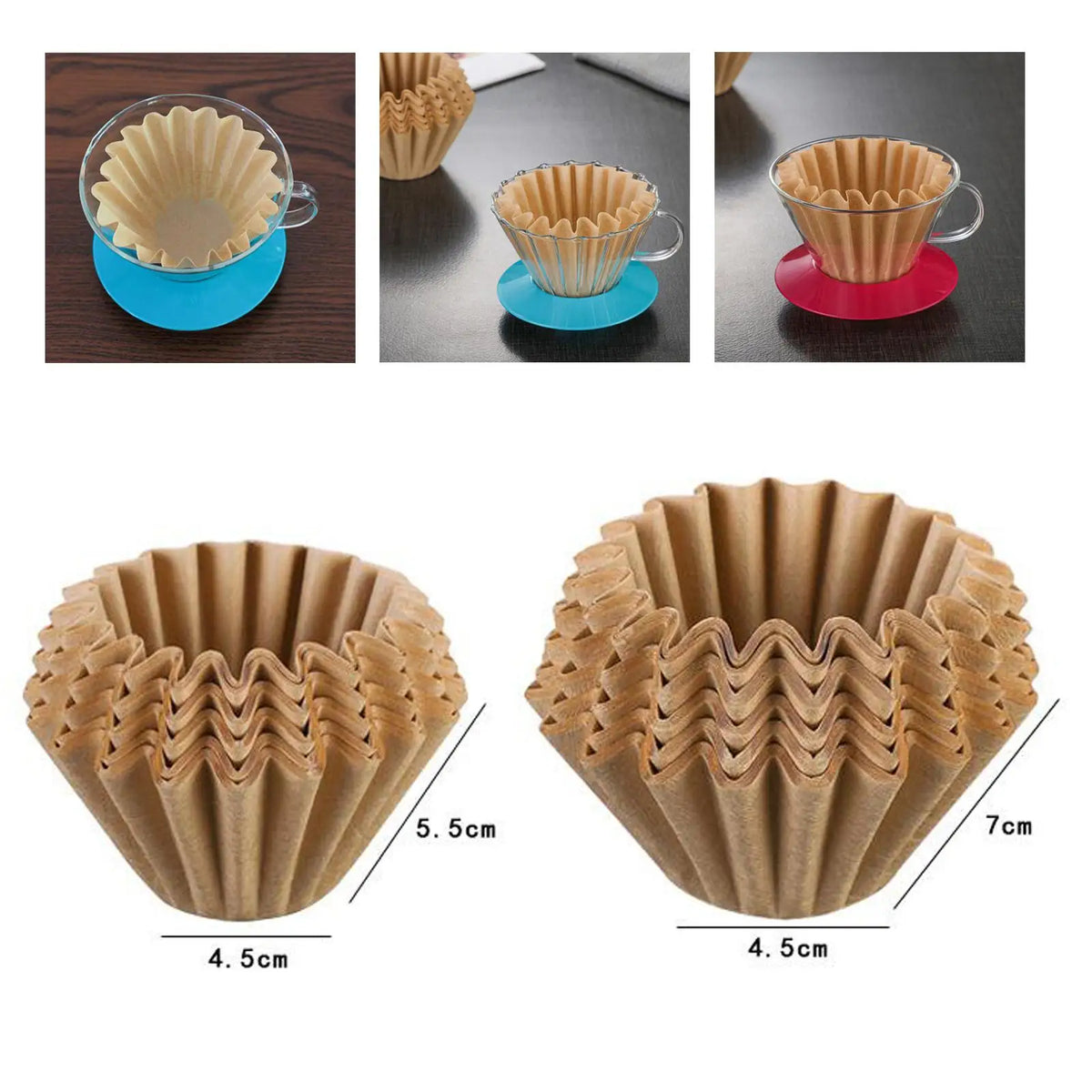 Kaffeefilter Papier – Einzel-Portionsfilter für Espresso & Dripper