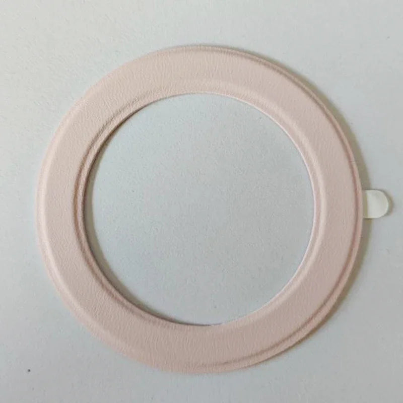 Colourful Mobile Phone Circle Ring Plate for Magsafe Wireless Charger Back Sticker Cellphone Iron Sheet for iPhone 14 15 Xiaomi