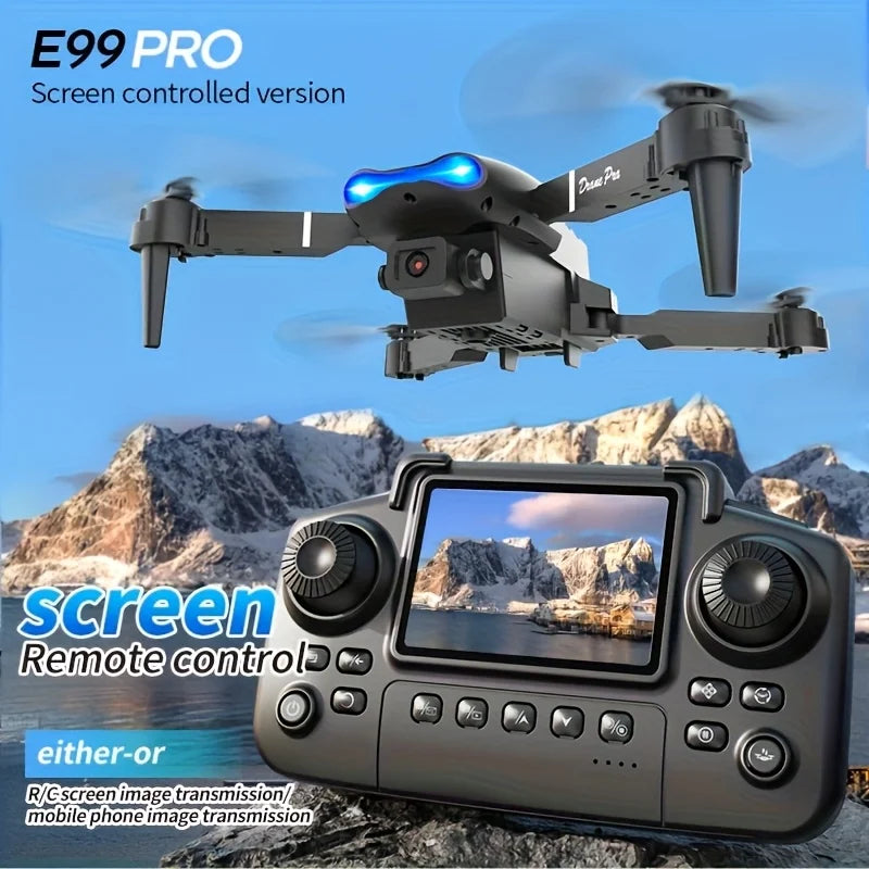 E99PRO MAX Drohne 2026 – Dual 8K Kamera, Faltbar, Wi-Fi & 2 Akkus