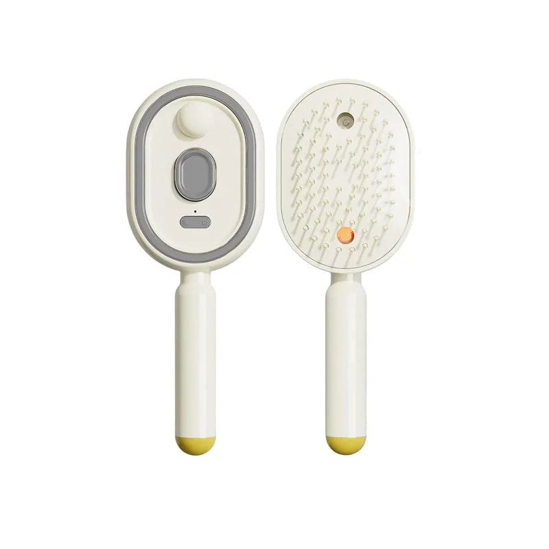 Electric Spray Air Cushions Massage Comb 3 in 1 Self Cleaning Steam Essential Oil Brush Rechargeable Spray Scalp Massager Combs