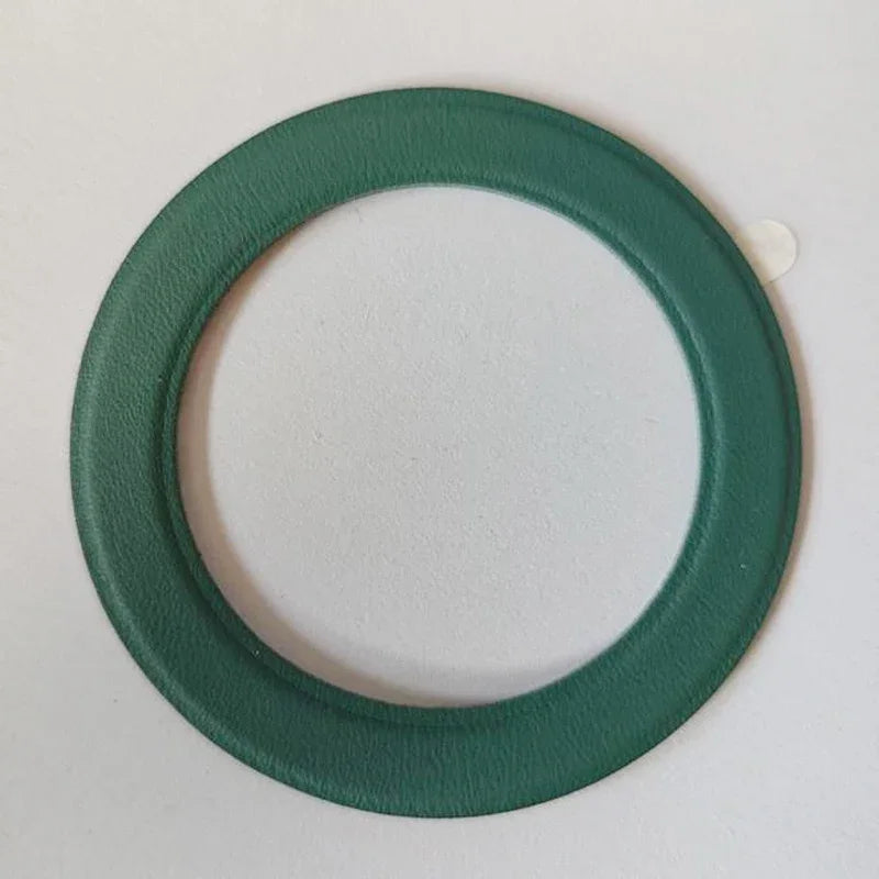 Colourful Mobile Phone Circle Ring Plate for Magsafe Wireless Charger Back Sticker Cellphone Iron Sheet for iPhone 14 15 Xiaomi