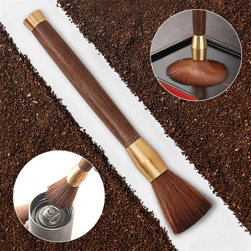 Espresso Reinigungsbürste mit Holzgriff – Barista Tool