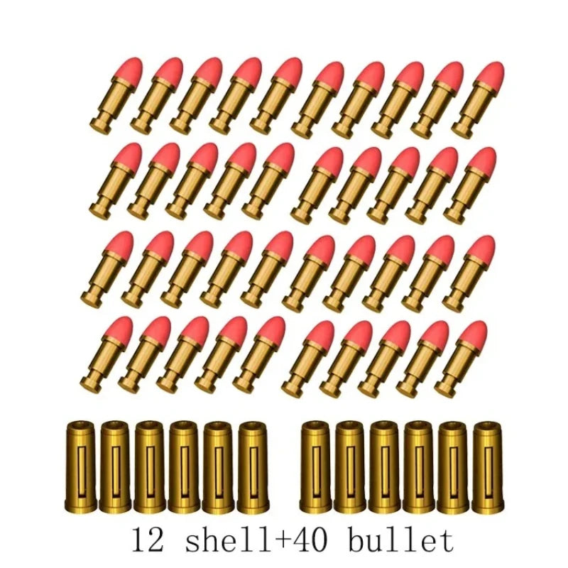XX Continuous Firing ZP5 357 Revolver Launcher Pistol Soft Dart Bullet Toy Gun CS Outdoor Battle Game For Kids Adult Play
