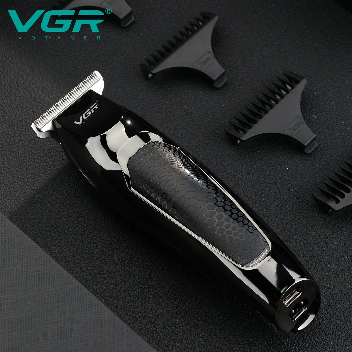 VGR Hair Trimmer Electric Hair Clipper Barber Cordless Hair Cutting Machine Mini Haircut Edgers Cutter Clipper for Men V-030