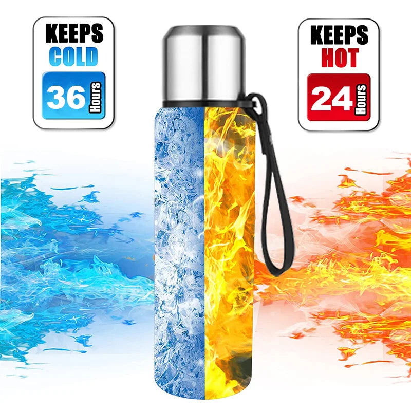 Edelstahl Thermosflasche UPORS – 500ml bis 1500ml, Vakuumisoliert