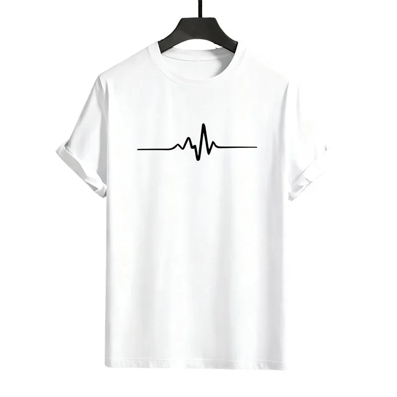 Jogging Ventilate Simple Men's Cotton Loose Short Sleeve Fashion Casual Hot Sales Summer Comfortable Daily Men T-shirts Outdoors