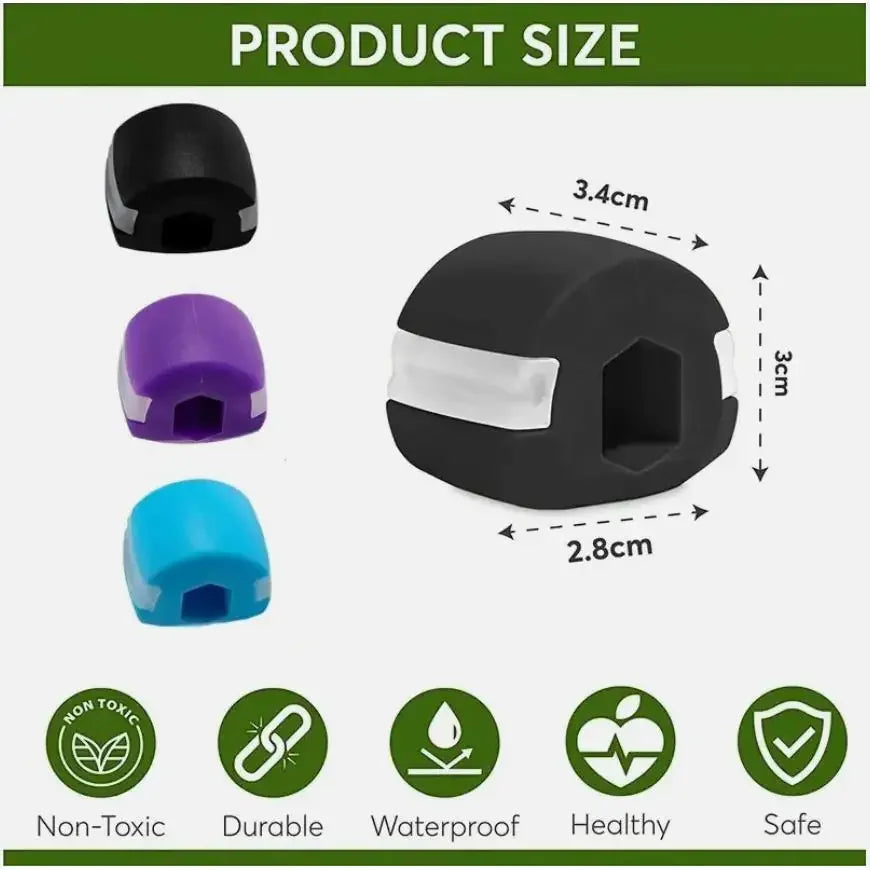 Kiefer Trainer 3er Set – Kauball für Kiefermuskel & Jawline Training