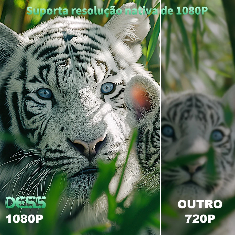 Projector DESS 4K HD com foco automático Wi-Fi de eixo duplo projetor Android 4K home theater projetor externo Android Duty Free