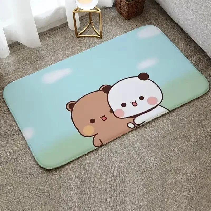 1Pc Bubu and Dudu Cute Cartoon Welcome Mat Entrance Doormat Balcony Bathroom Floor Mats Non-slip Rug Bedroom Carpet Home Decor