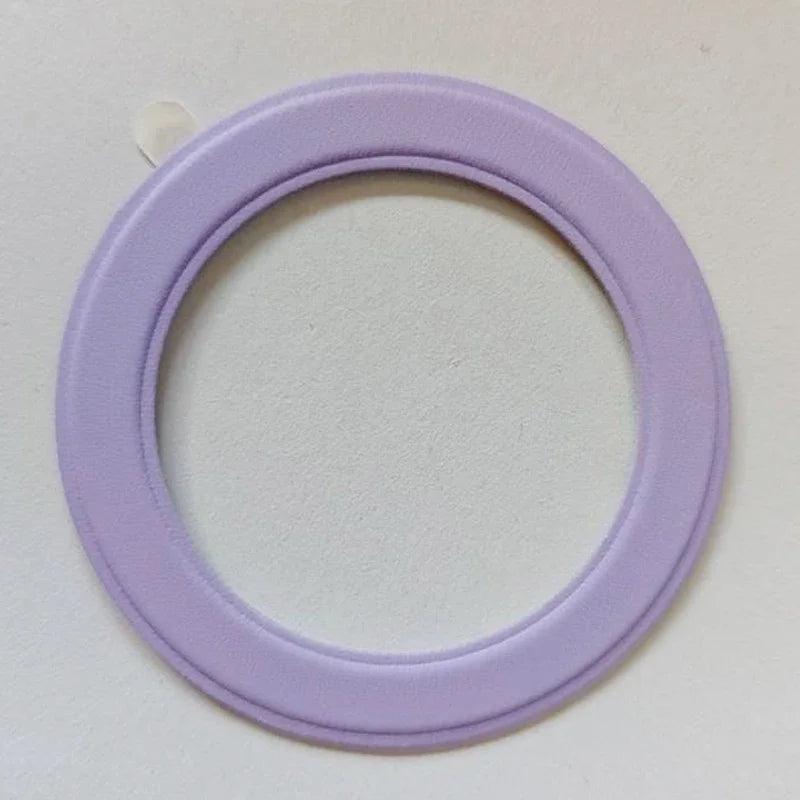 Colourful Mobile Phone Circle Ring Plate for Magsafe Wireless Charger Back Sticker Cellphone Iron Sheet for iPhone 14 15 Xiaomi
