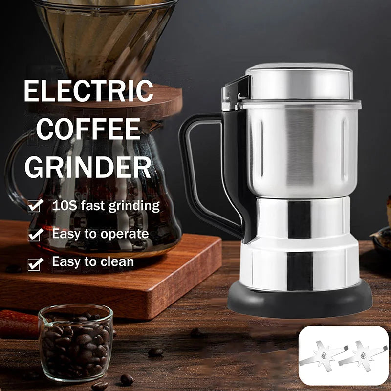 1PC 300W Electric Multifunctional Coffee Grinder Kitchen Cereal Nuts Beans Spices Grains Grinder Machine For Home Coffee Grinder
