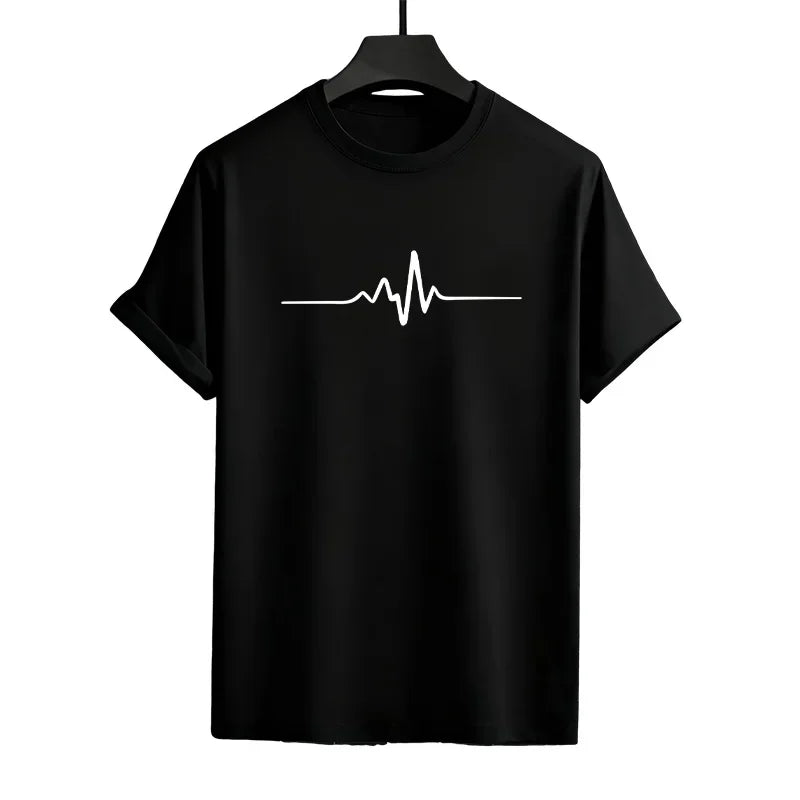Jogging Ventilate Simple Men's Cotton Loose Short Sleeve Fashion Casual Hot Sales Summer Comfortable Daily Men T-shirts Outdoors