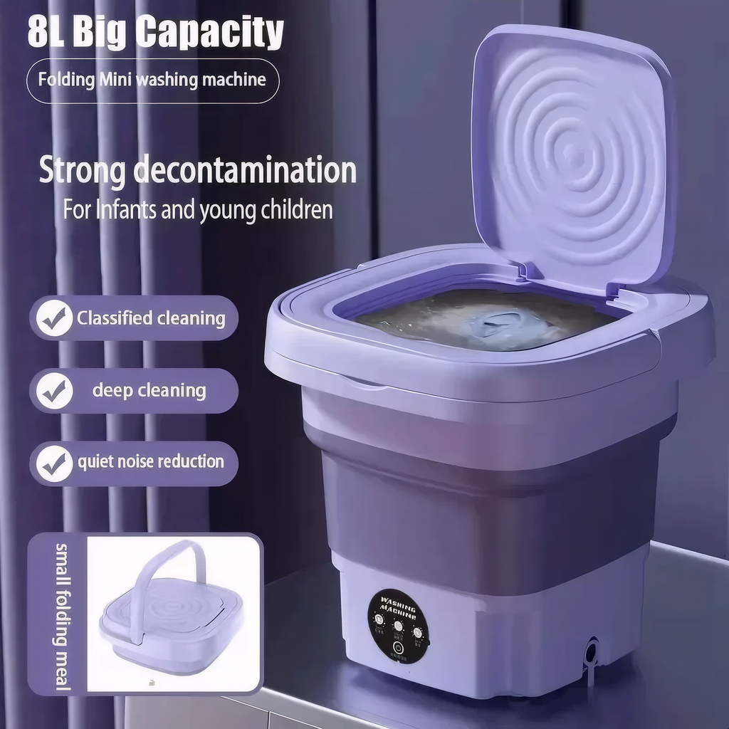 The EasyWasher Foldable Washing Machine