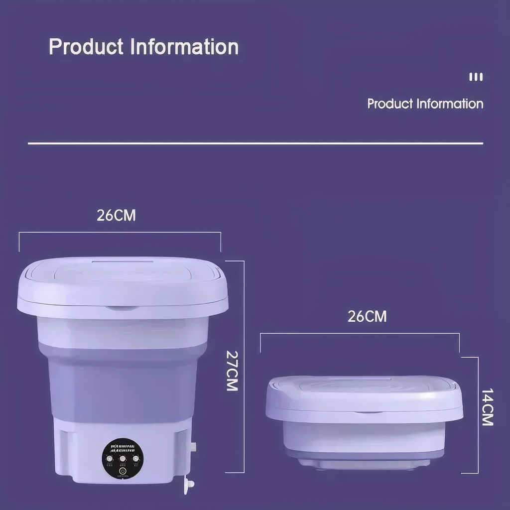 The EasyWasher Foldable Washing Machine