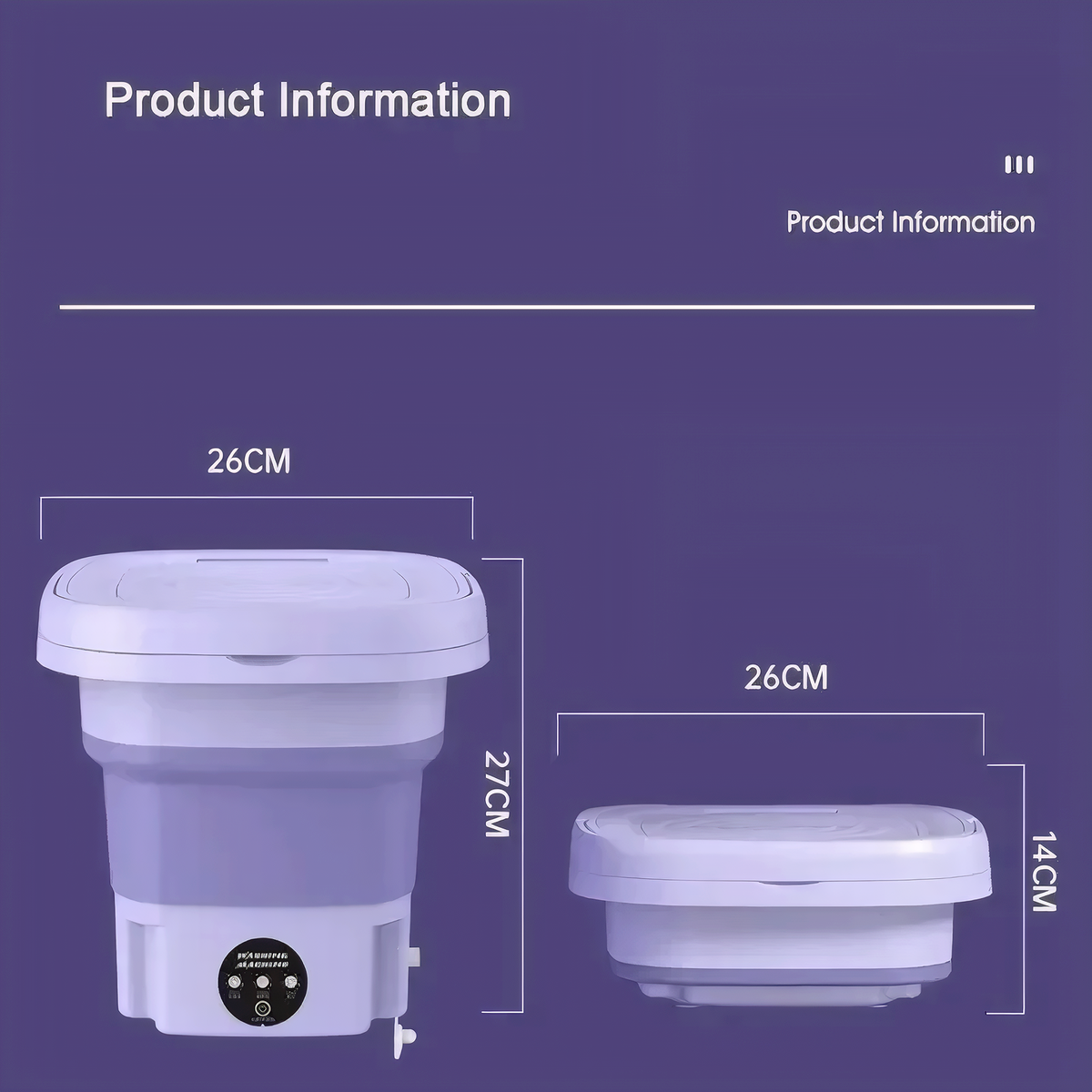 The EasyWasher Foldable Washing Machine